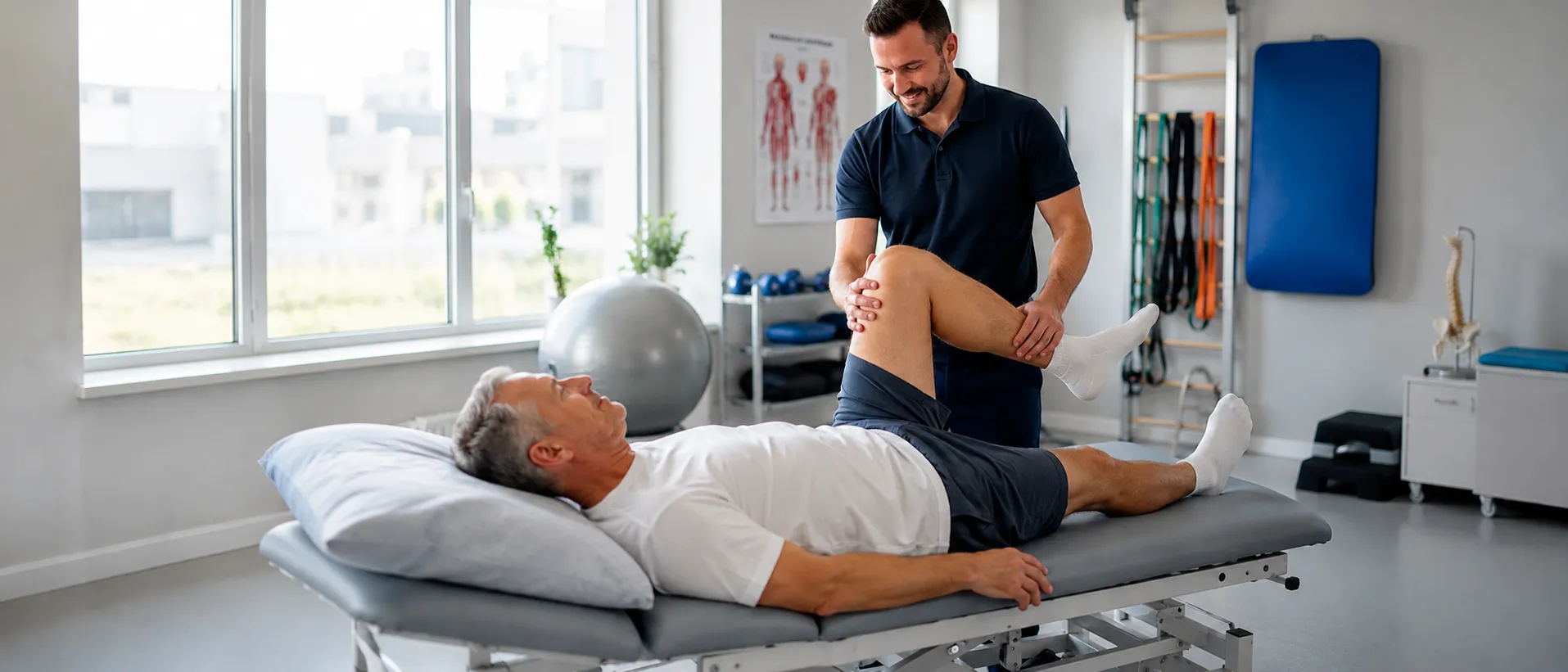 Rehabilitace pacianta po operaci umělého kloubu